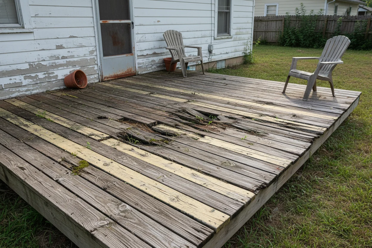 Oryginalne zdjęcie tarasu