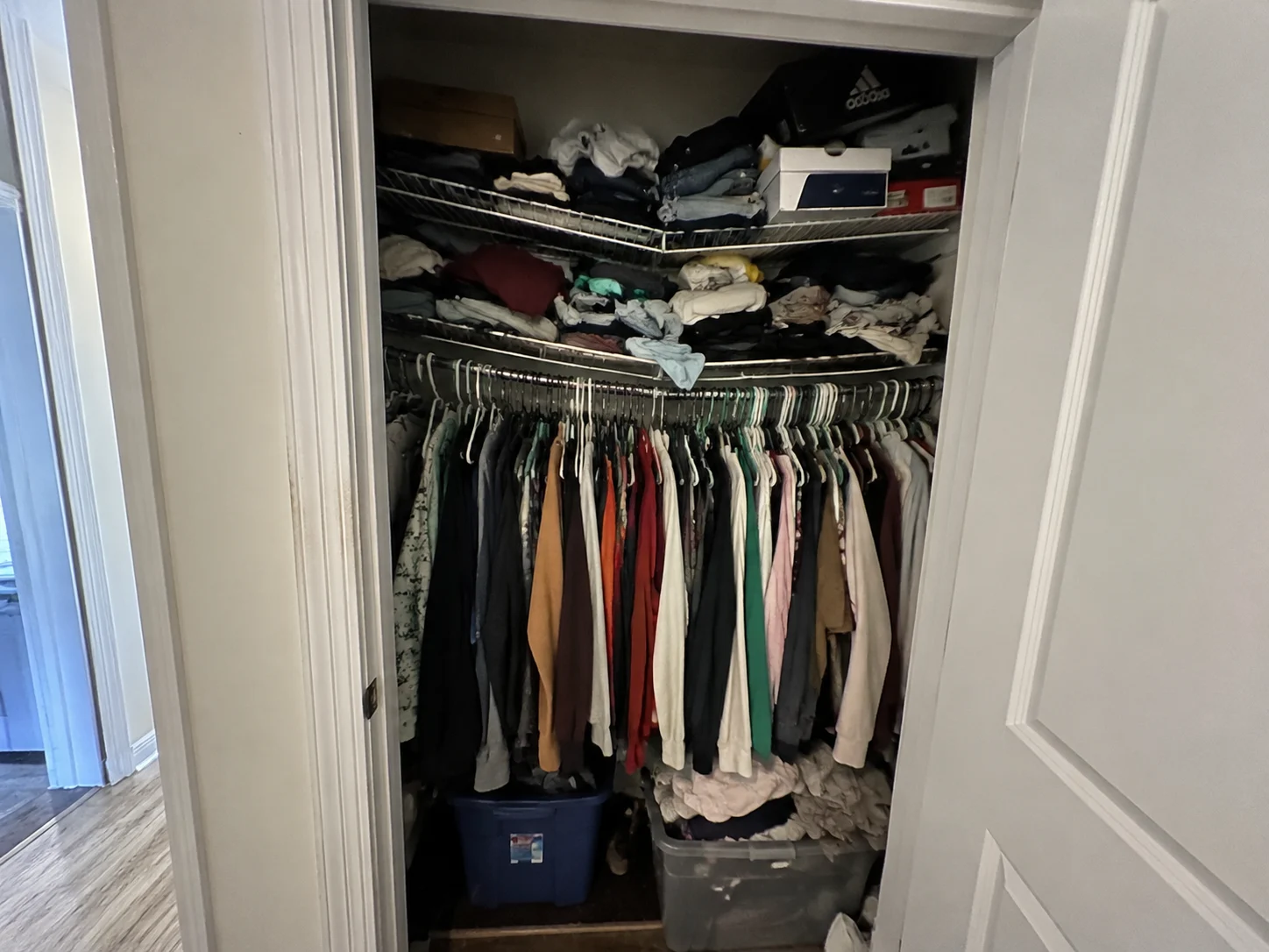 Original walk-in closet photo