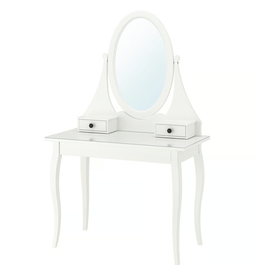 Traditional White Vanity Dressing Table