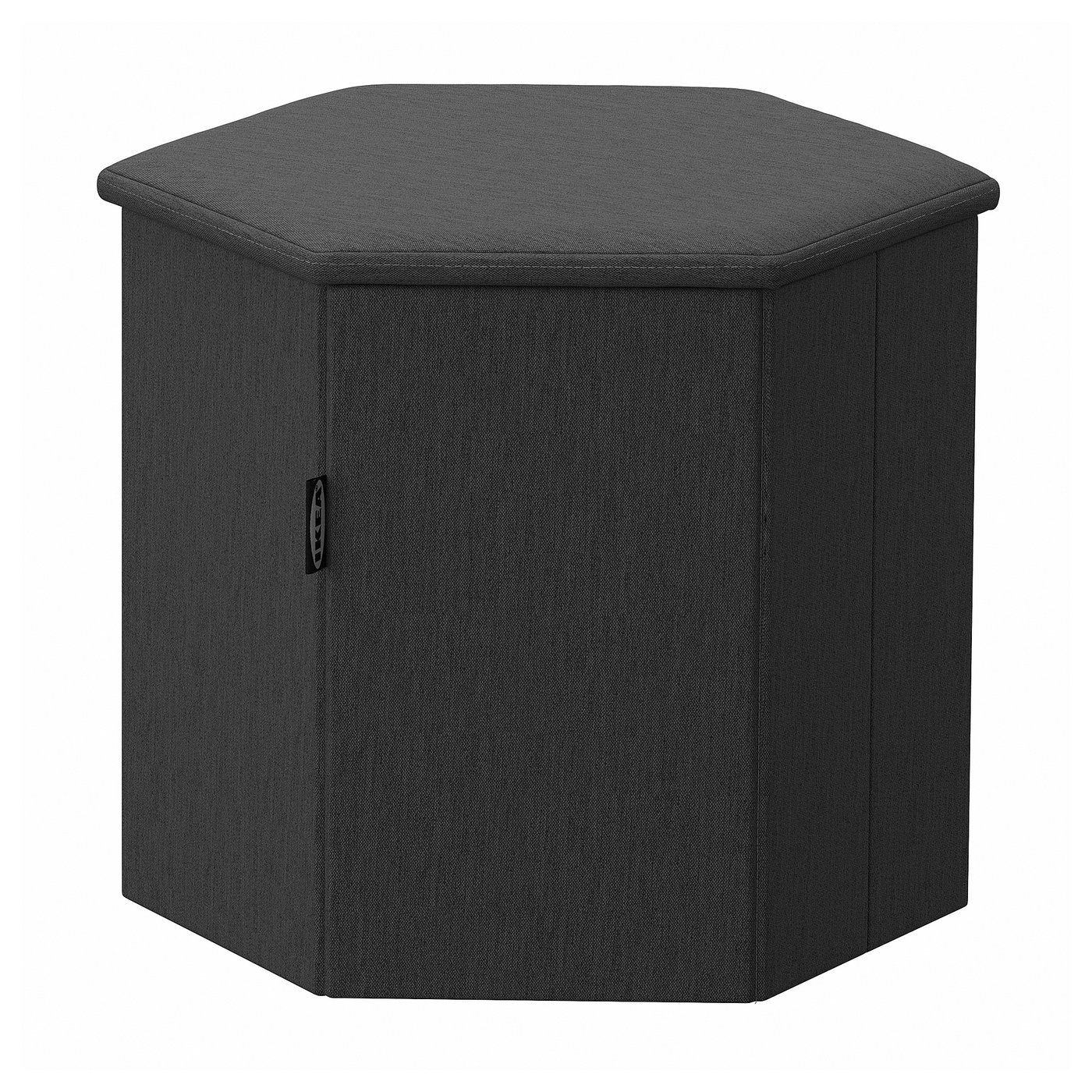 Modern Hexagonal Fabric Storage Stool