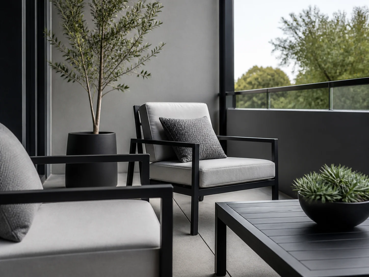 Free balcony design result available without creating an account