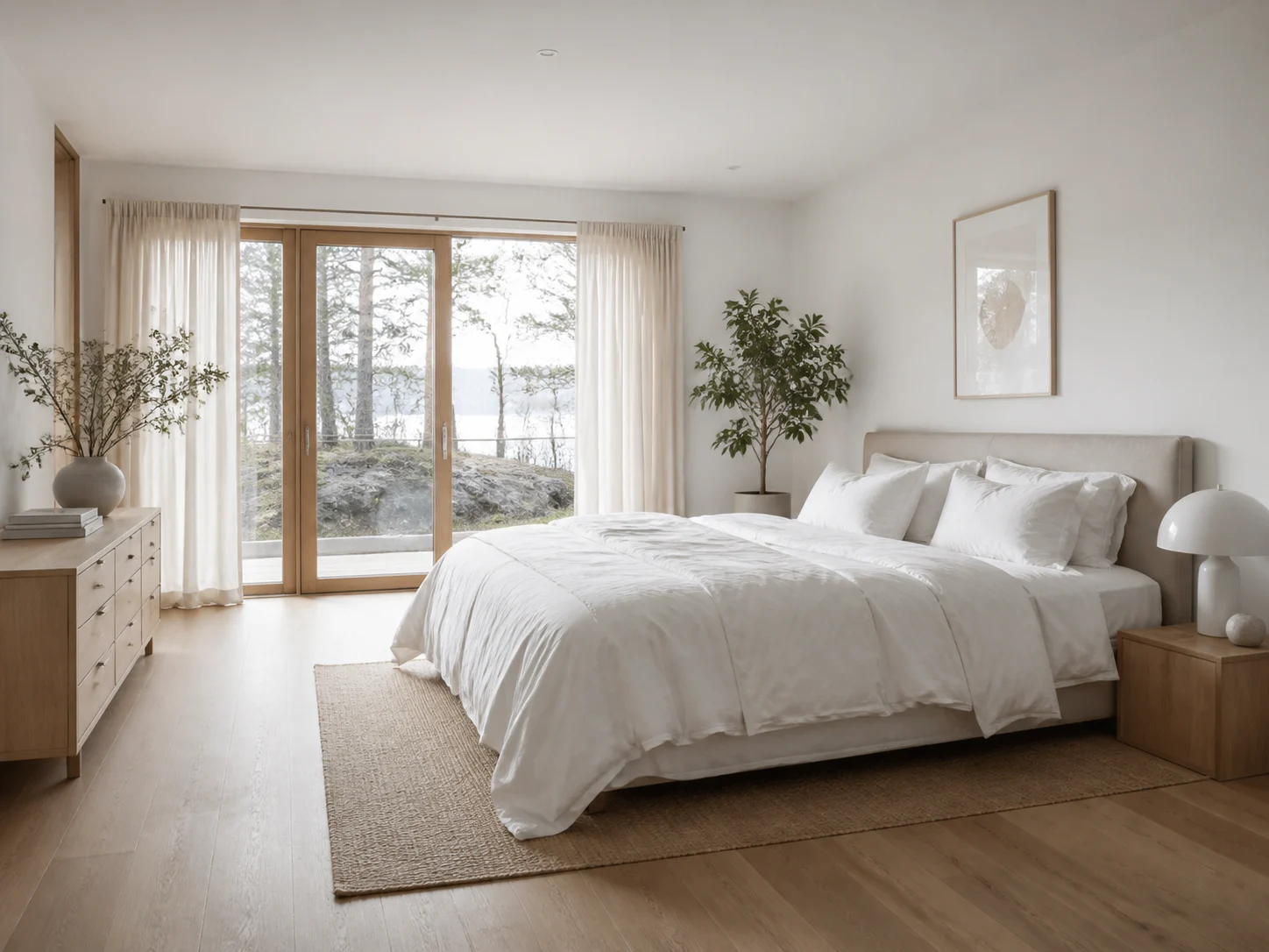 Single photorealistic room result shown seconds after generating