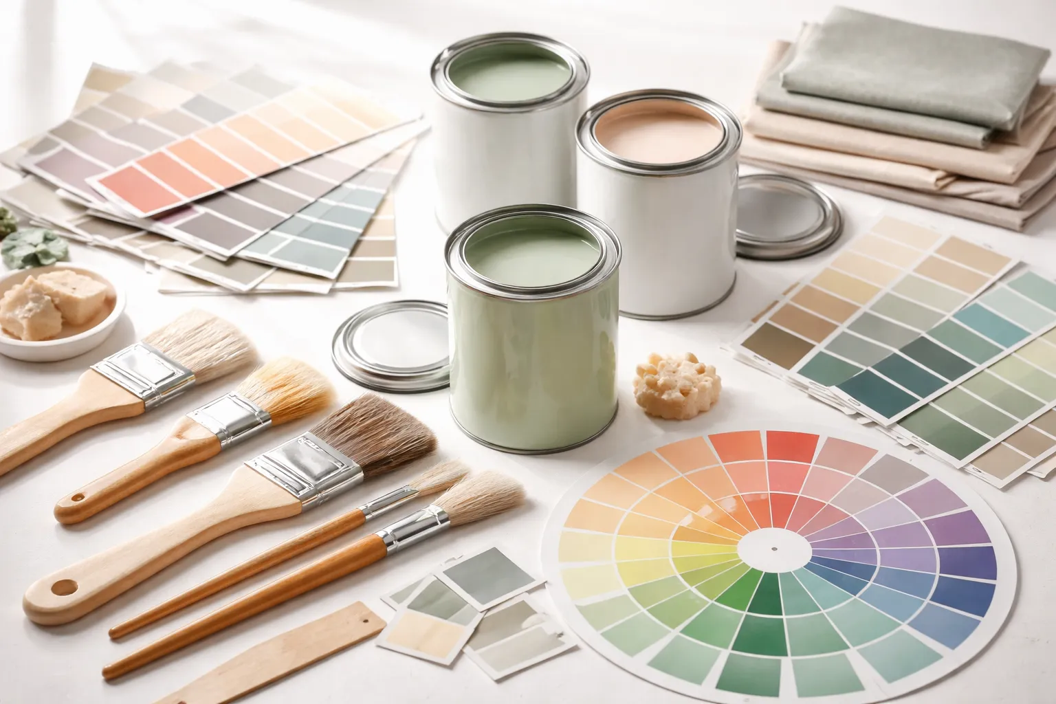 Design casa AI gratuito che mostra più opzioni di colore pittura sulla stessa casa