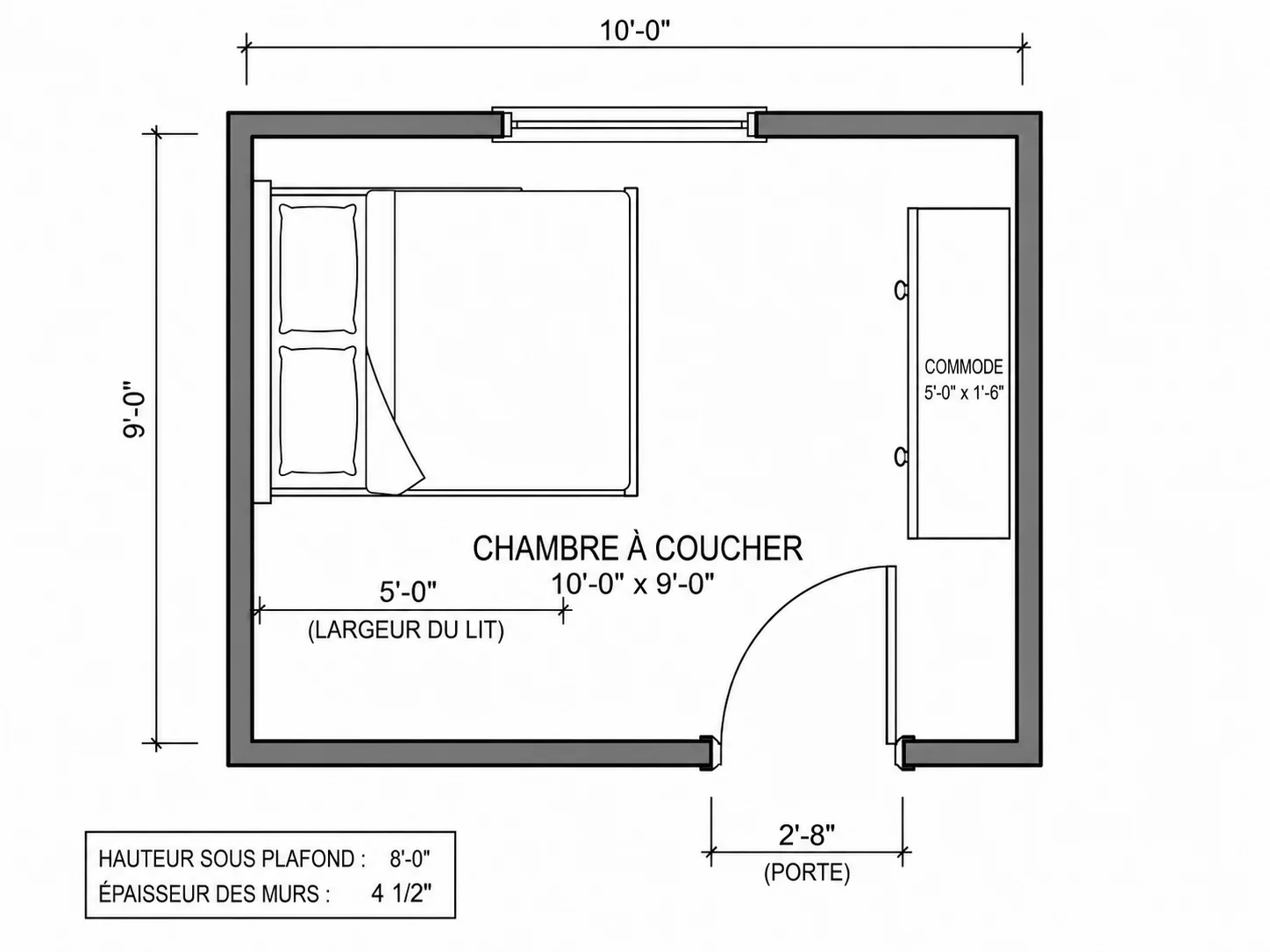 Espace de travail du créateur de plan de maison avec des murs tracés à l'échelle