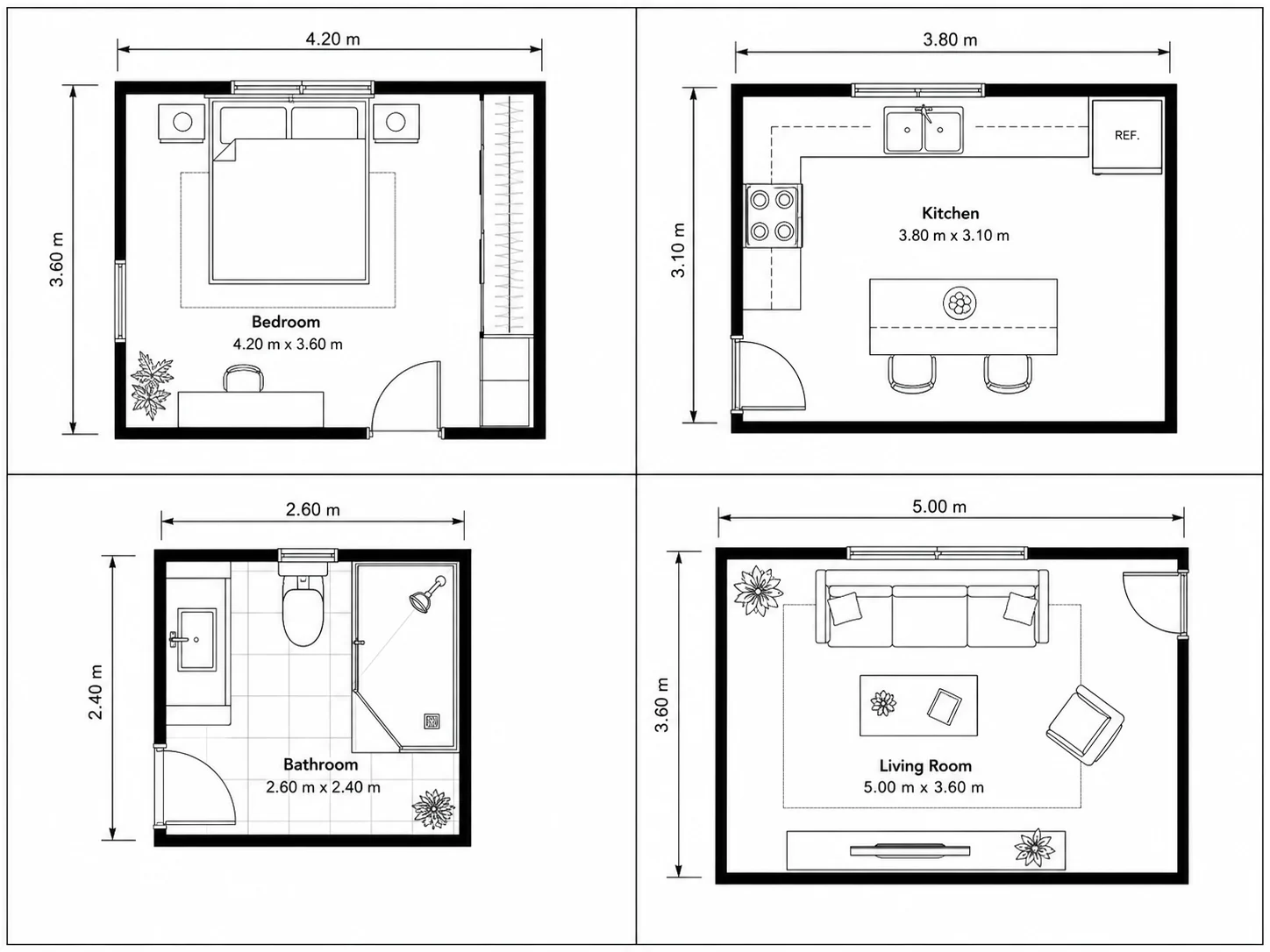 Floor plan maker template picker with starter layouts