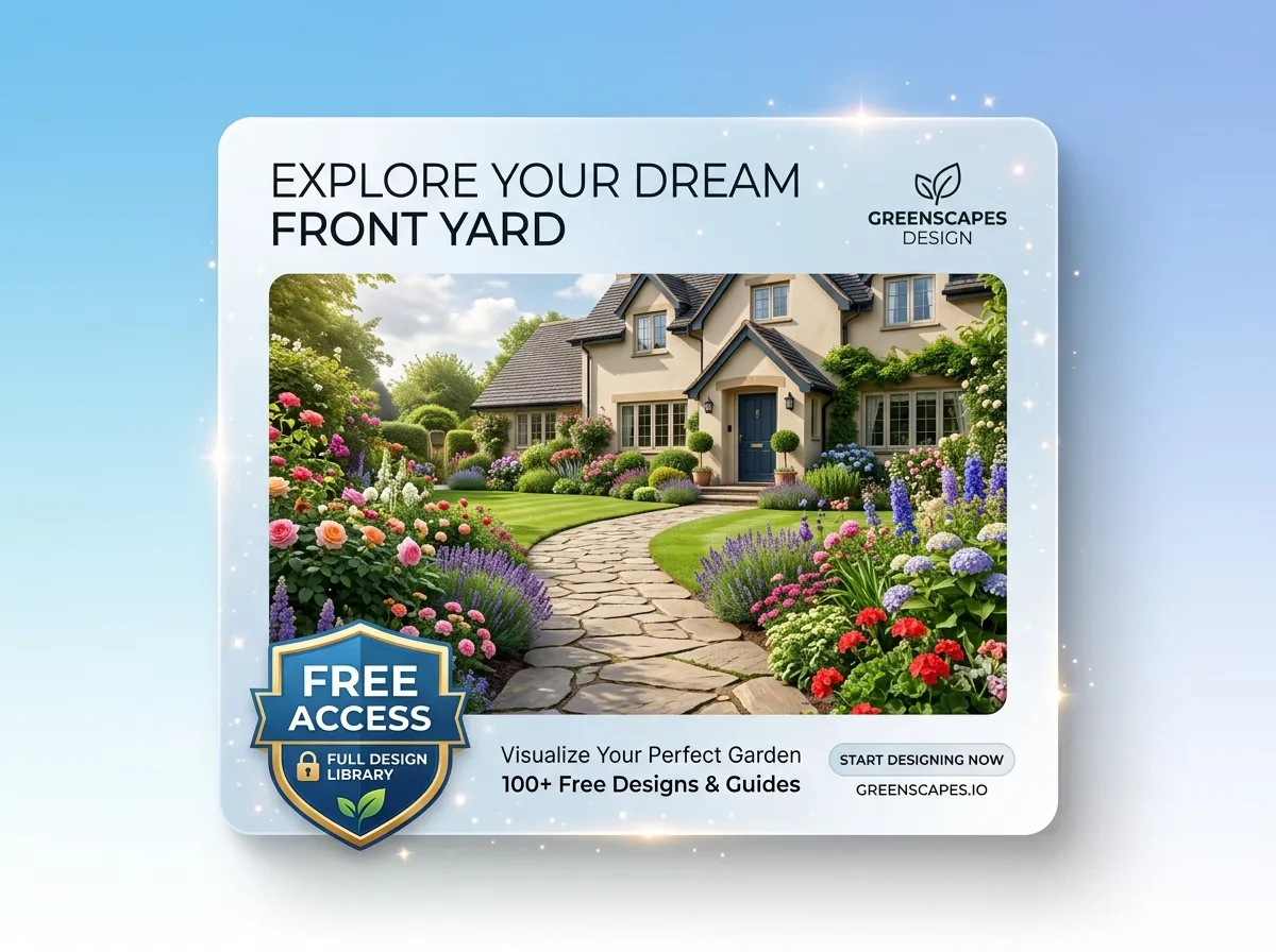 Free AI front yard design tool with easy signup and instant design access