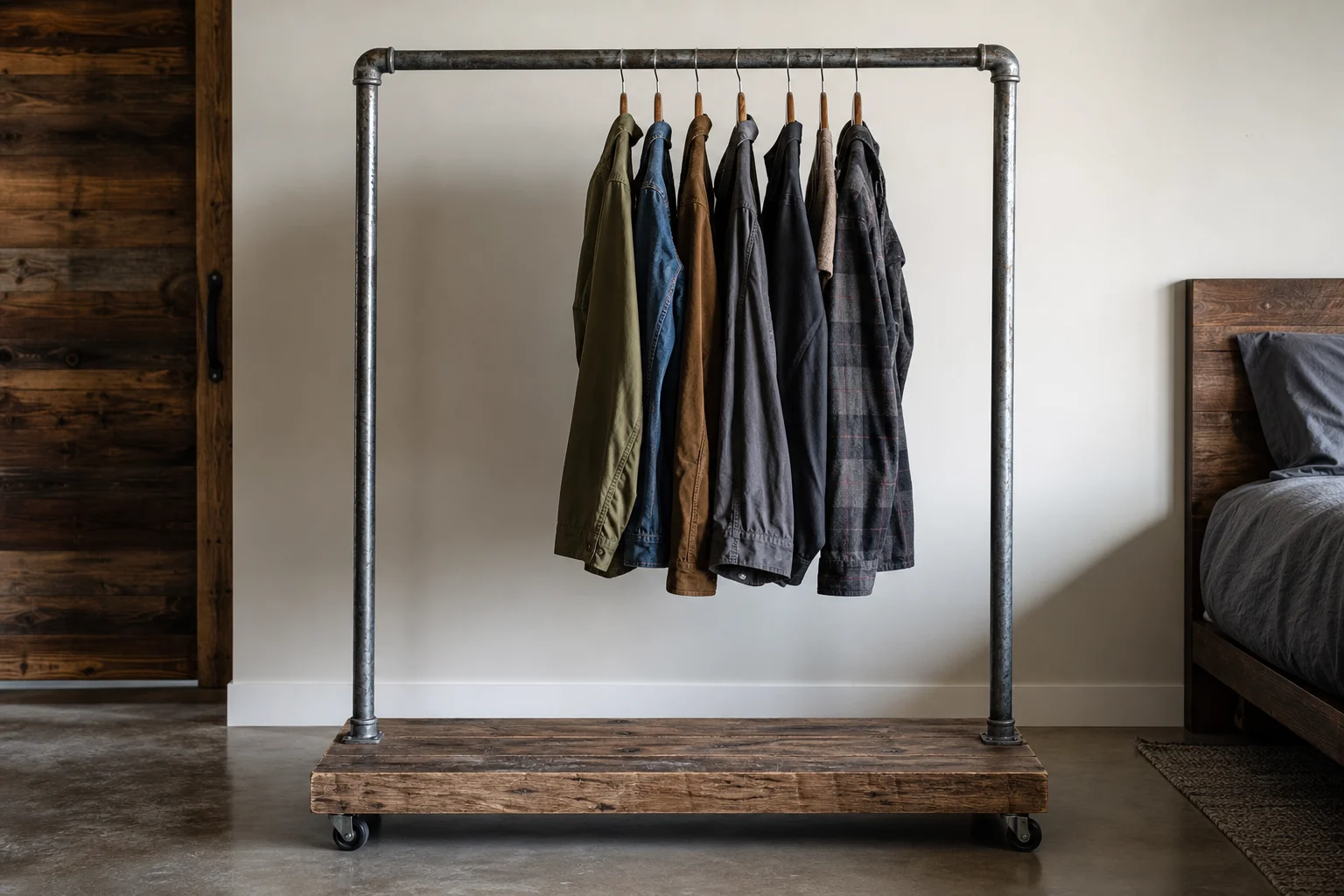 Industrial Clothing Rack