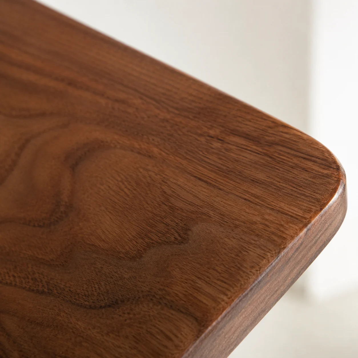 Close-up of walnut wood grain