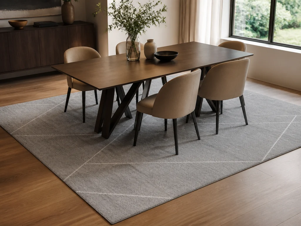 Low-Pile Geometric Rug