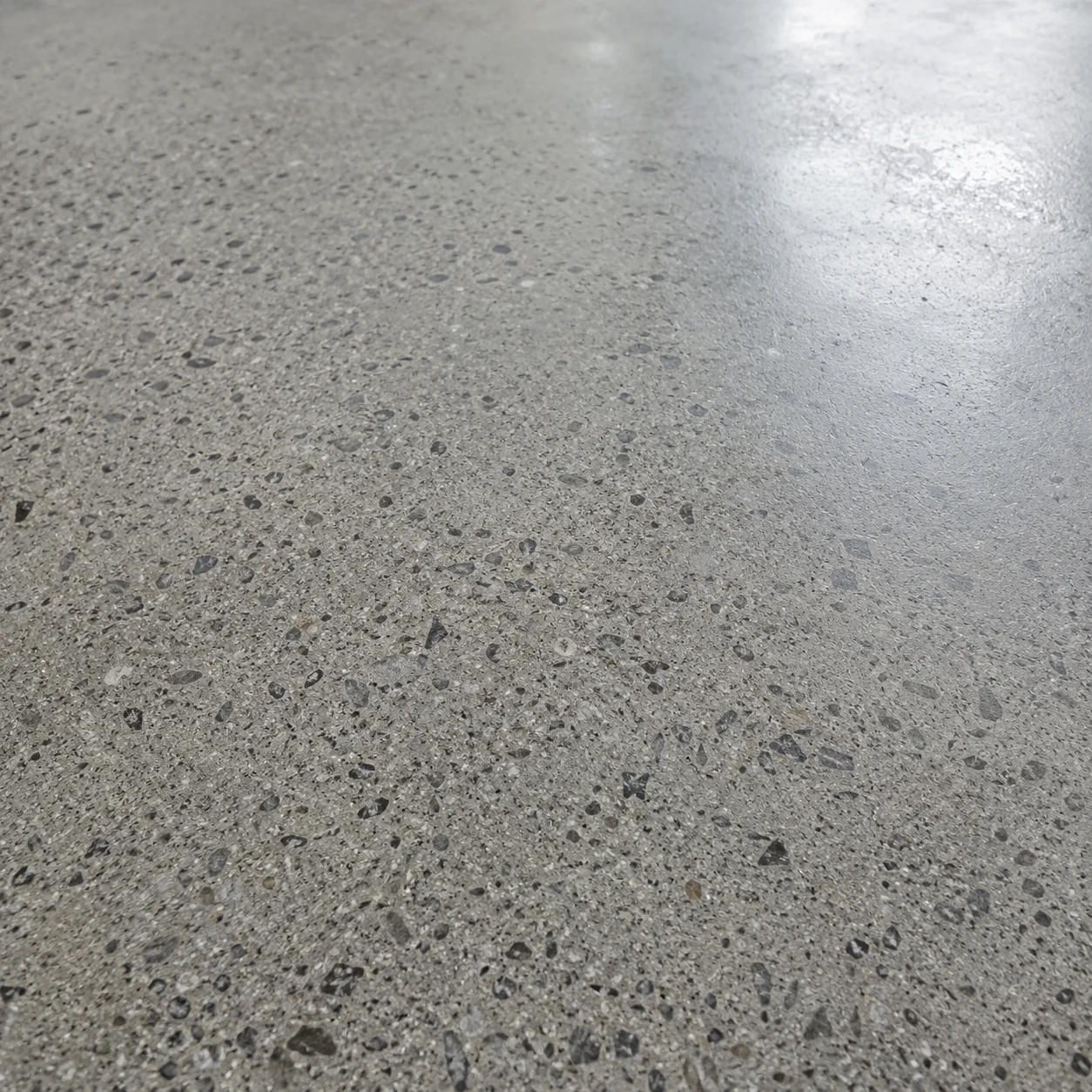 Close-up texture of polished concrete.